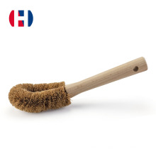 Tube de brosse à brosse de cuisine propre en bois propre en bois